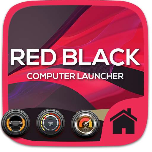 Red Black Theme For Computer Launcher 1.0
