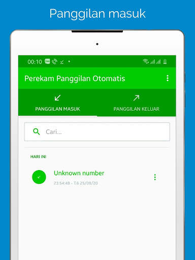 Perekam Panggilan Otomatis screenshot 5