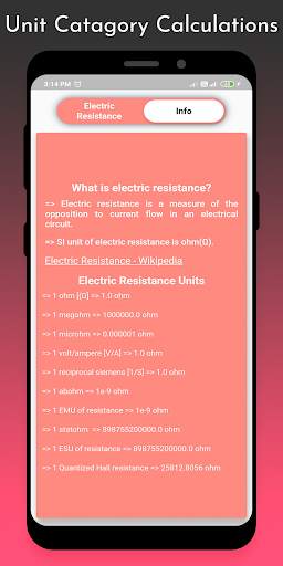 Electrical Converter - Electricity Unit Converter screenshot 3