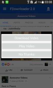 Video downloader for Facebook screenshot 3