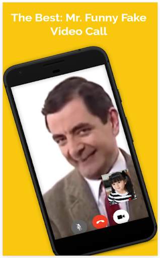 Mr. Funny Fake Video Call & Wallpaper HD screenshot 2