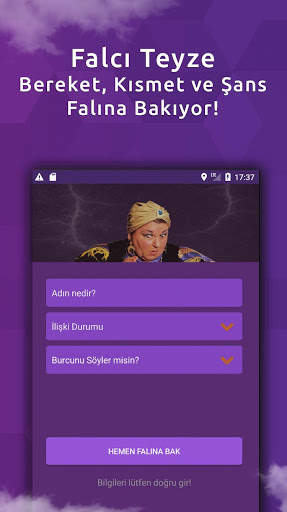 Falcı Teyze ile Günlük Fal Bak screenshot 1