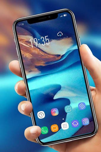Colorful theme Galaxy A80 launcher HD screenshot 4