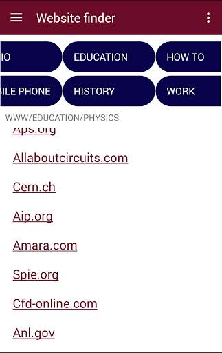 Website Finder screenshot 4