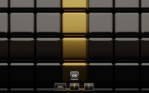 Next Launcher Theme black gold screenshot 8
