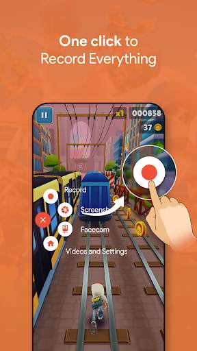 Perekam Layar & Perekam Video - Rekam, Edit screenshot 1