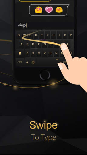 Luxury Black Keyboard Theme स्क्रीनशॉट 5