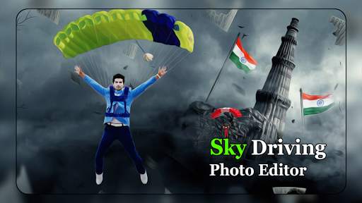 Sky Driving Photo Editor - Sky Driving Photo Frame screenshot 2