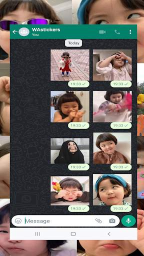 Cute Baby Stickers - WASticker screenshot 2