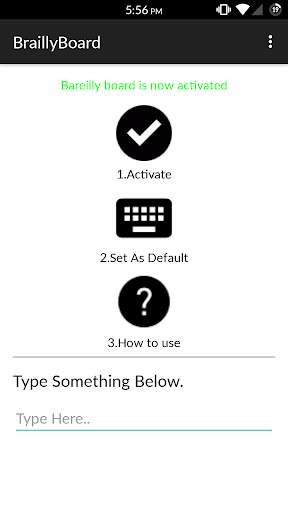 Braille Keyboard screenshot 1