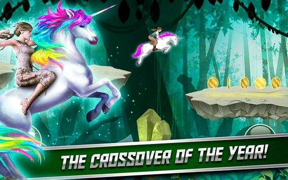 Lara Unicorn Dash скриншот 1