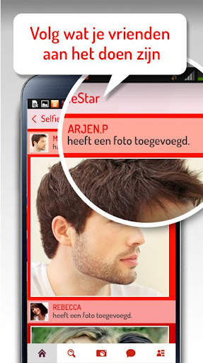 SelfieStar: deel Selfies & cha screenshot 5