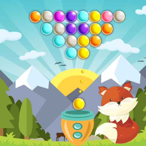 Cute Bubble Shooter Fox Game icon