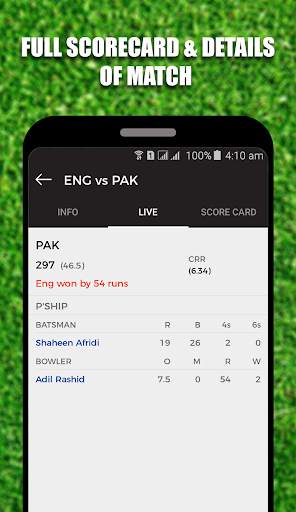 Live Cricket screenshot 2