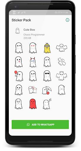 Cute Boo - Sticker pack screenshot 1