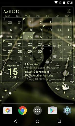 Calendar Widget Month   Agenda screenshot 3