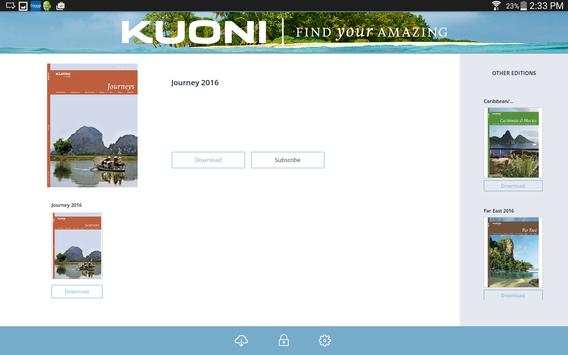 Kuoni Travel Brochures screenshot 5