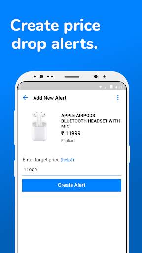 Pricue - Price drop alerts for Amazon & Flipkart screenshot 4