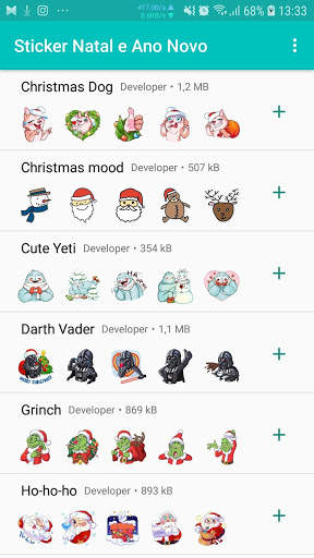 Christmas and New Year Stickers for WhatsApp screenshot 1