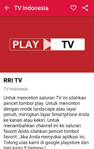 TV Indonesia Semua Siaran Live screenshot 4