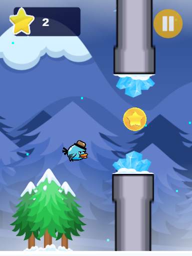 FLAPPY WINTER BIRD screenshot 3