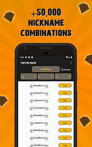 Fire Free Name Style And Nickname Generator screenshot 1