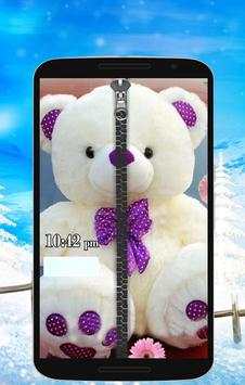 Teddy Bear Zipper Lock screenshot 7