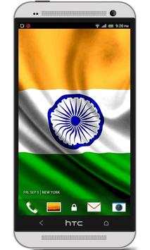 Indian Flag livefree wallpaper screenshot 2