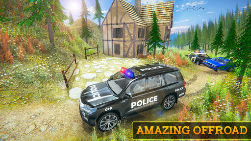 Offroad Police Jeep 4x4 Driving & Racing Simulator screenshot 8