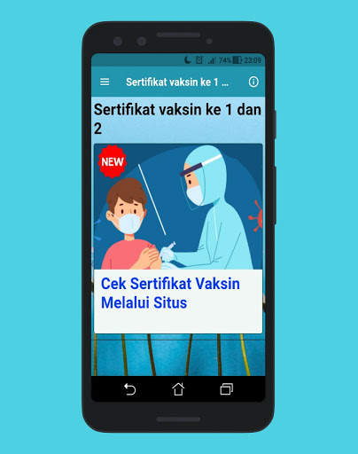 Sertifikat vaksin ke 1 dan 2 - Cara Cek & Download screenshot 2