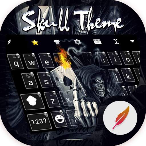 Skull Keyboard Theme 2.04.28