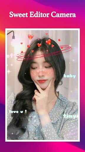 Sweet Editor Camera Lite - Cat Face Camera screenshot 2