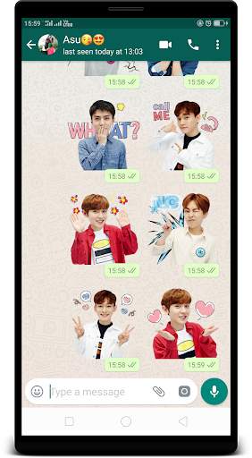 EXO WAStickerApps : Stickers for Whatsapp screenshot 4