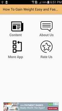 How To Gain Weight Easy and Fast Tips in English screenshot 1