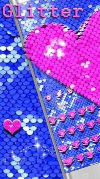 Glitter Sequins Keyboard Theme screenshot 1