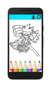 Coloring BeyBlade screenshot 1