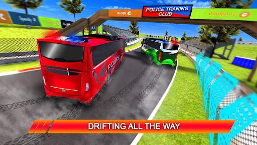 Ultimate US Police Bus Racing: Bus Simulator 2021 screenshot 2