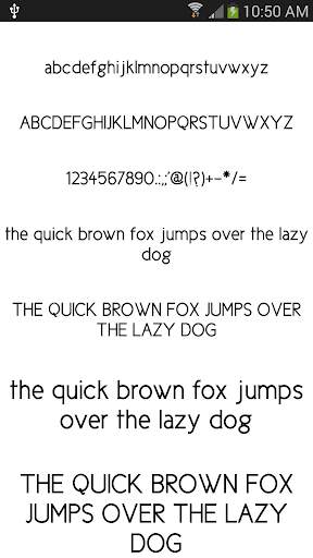 Clean Fontes FlipFont gratis screenshot 4