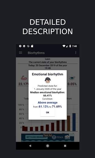 My Biorhythms are Human biorhythms. screenshot 3