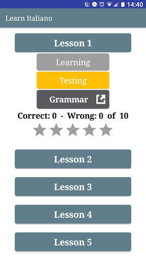 Learn Italiano - Study Italian screenshot 1