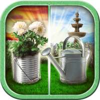 Flower Garden Find The Difference – Spot It Game logo