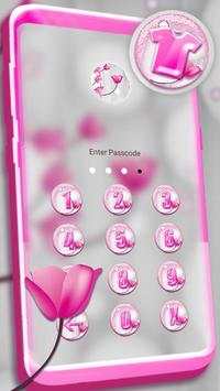 White and Pink Flower Launcher Theme screenshot 4