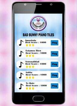 Badbunny Piano Canción tiles 🎹 screenshot 2