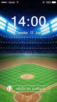 Applock Theme Baseball screenshot 2