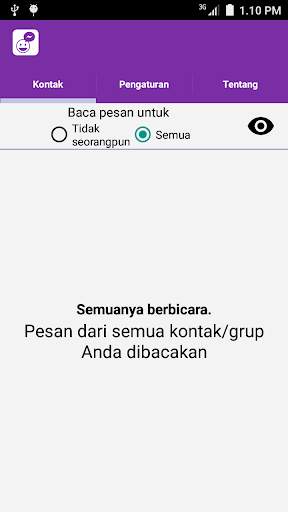 Messenger Talking screenshot 1