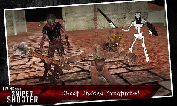 Mati Zombie Zona Sniper Perang screenshot 5