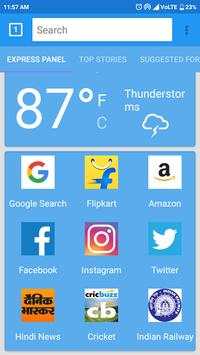 Indian Browser 4G screenshot 1