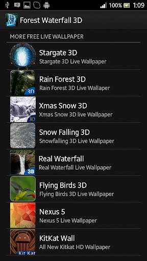 Forest Waterfall 3D screenshot 4