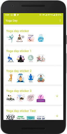 Yoga day - sticker, photos and photo Editor 2 تصوير الشاشة
