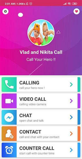 Vlad and Nikita Call and Chat Simulator screenshot 1